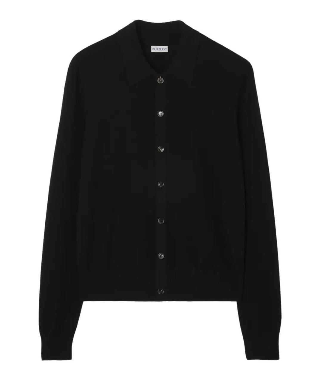BURBERRY Черный кардиган, фото 1