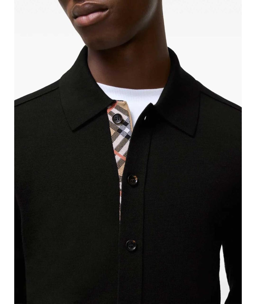 BURBERRY Черный кардиган, фото 2