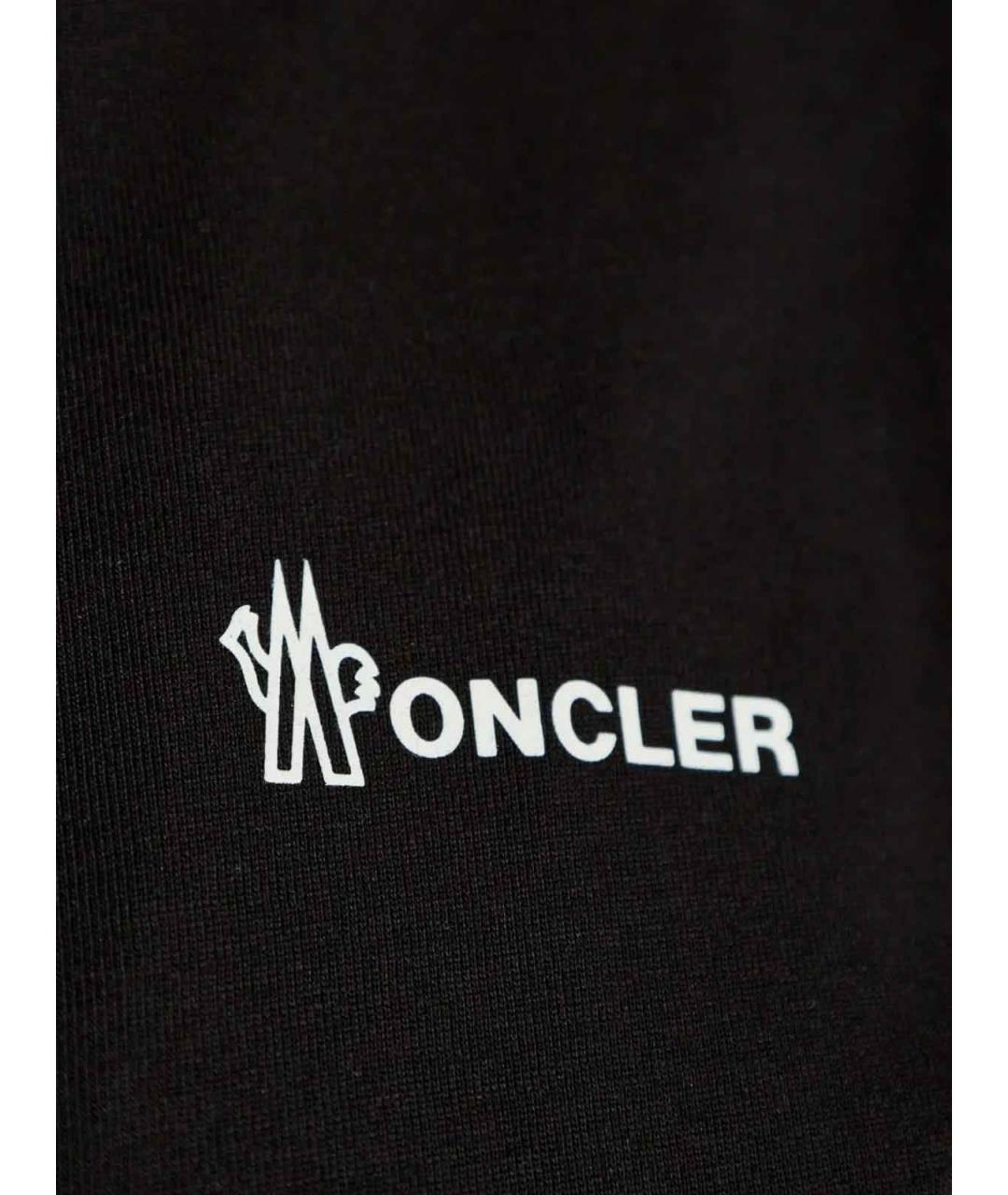 MONCLER Черная футболка, фото 5