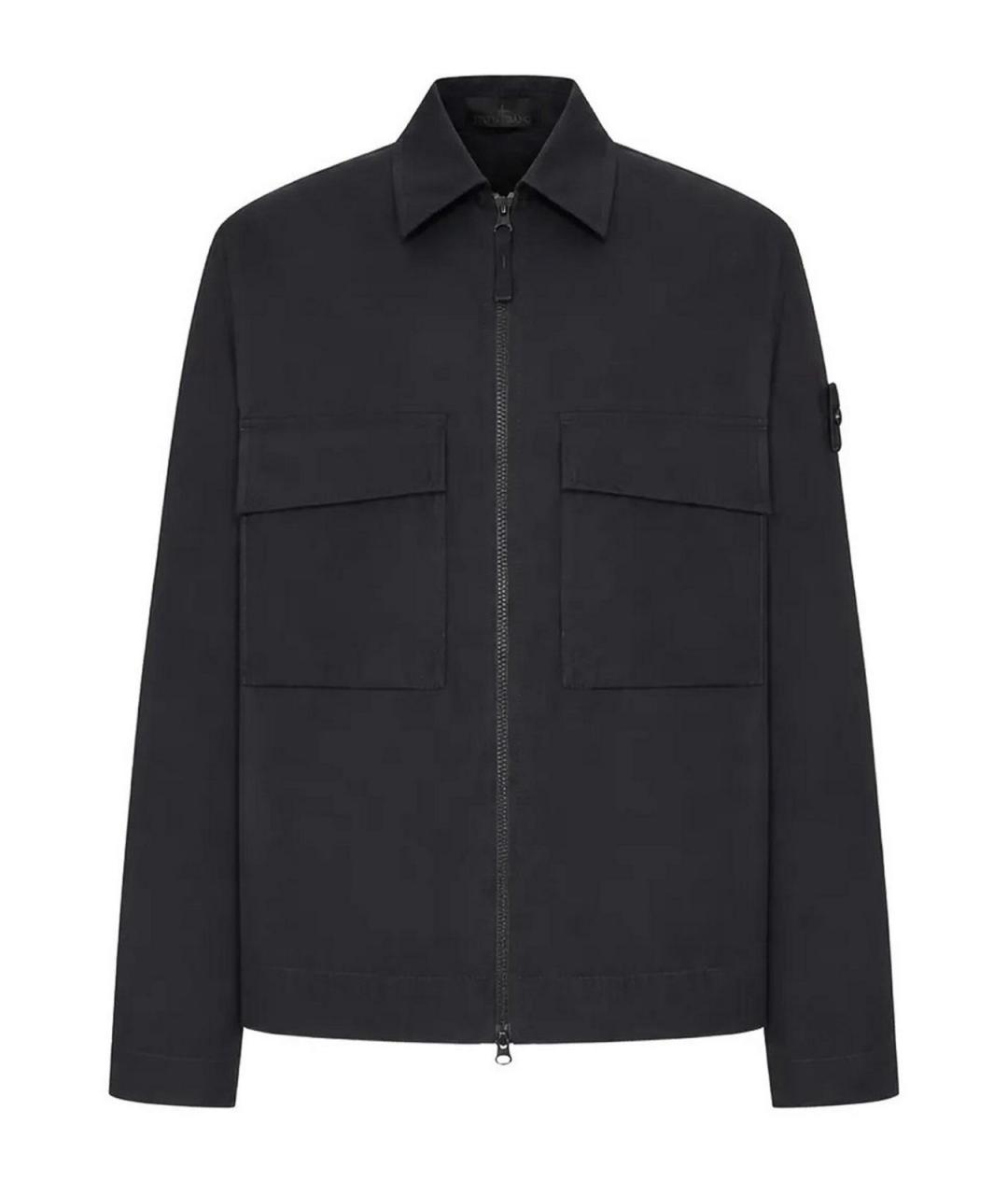 STONE ISLAND Черная кэжуал рубашка, фото 1