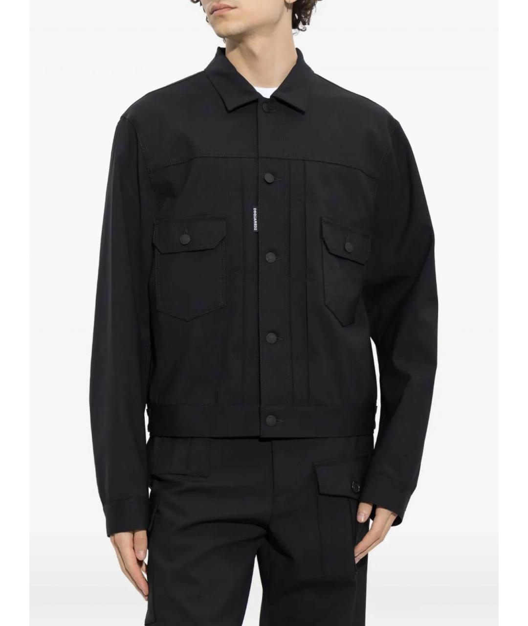 DSQUARED2 Черная куртка, фото 2
