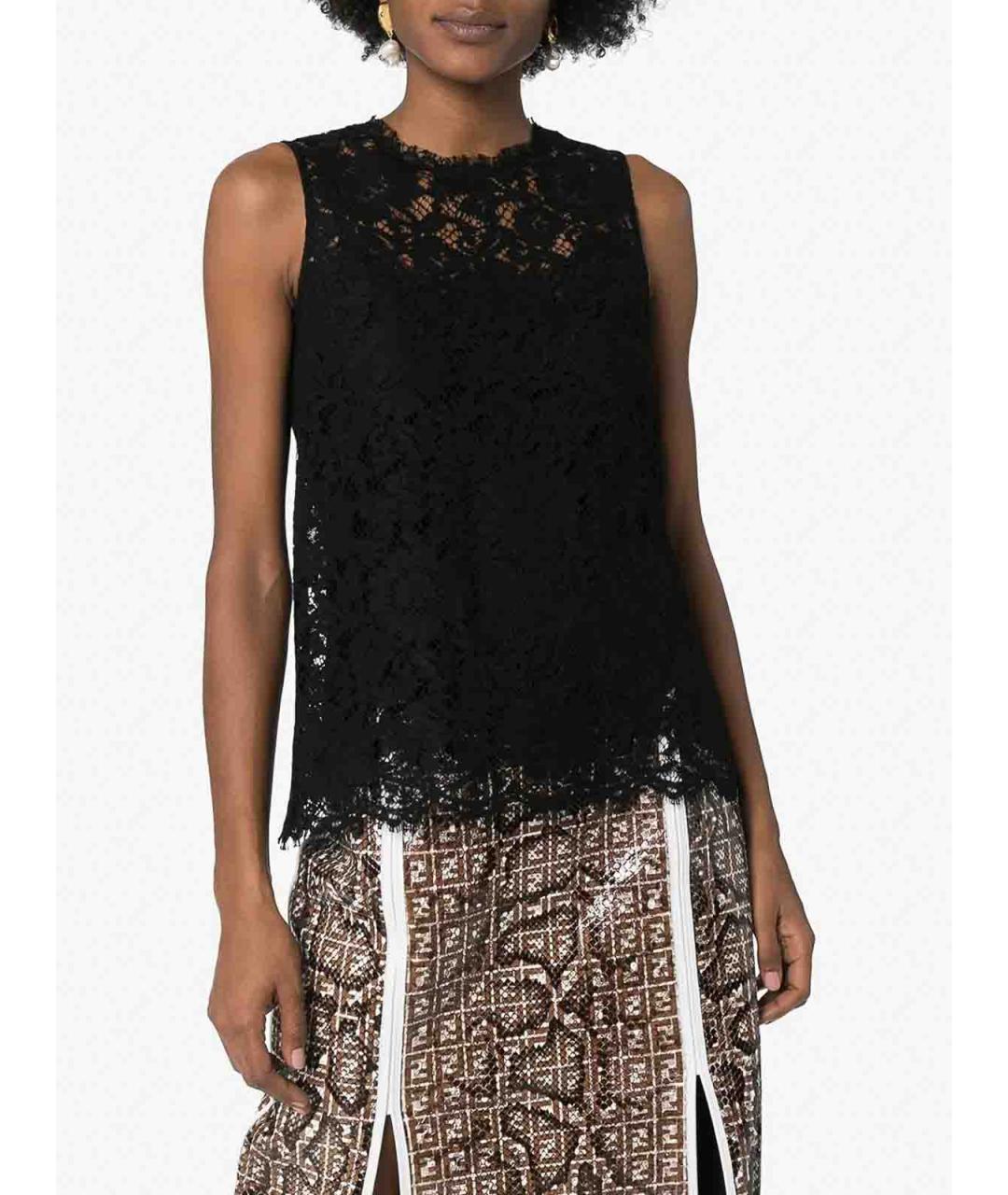 DOLCE&GABBANA Черная майка, фото 3
