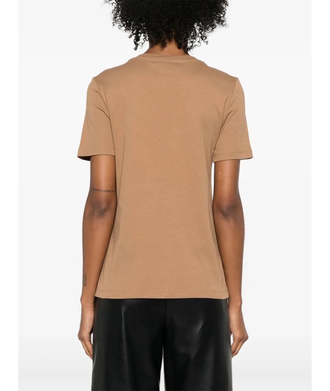 'S MAX MARA Бежевая футболка, фото 4