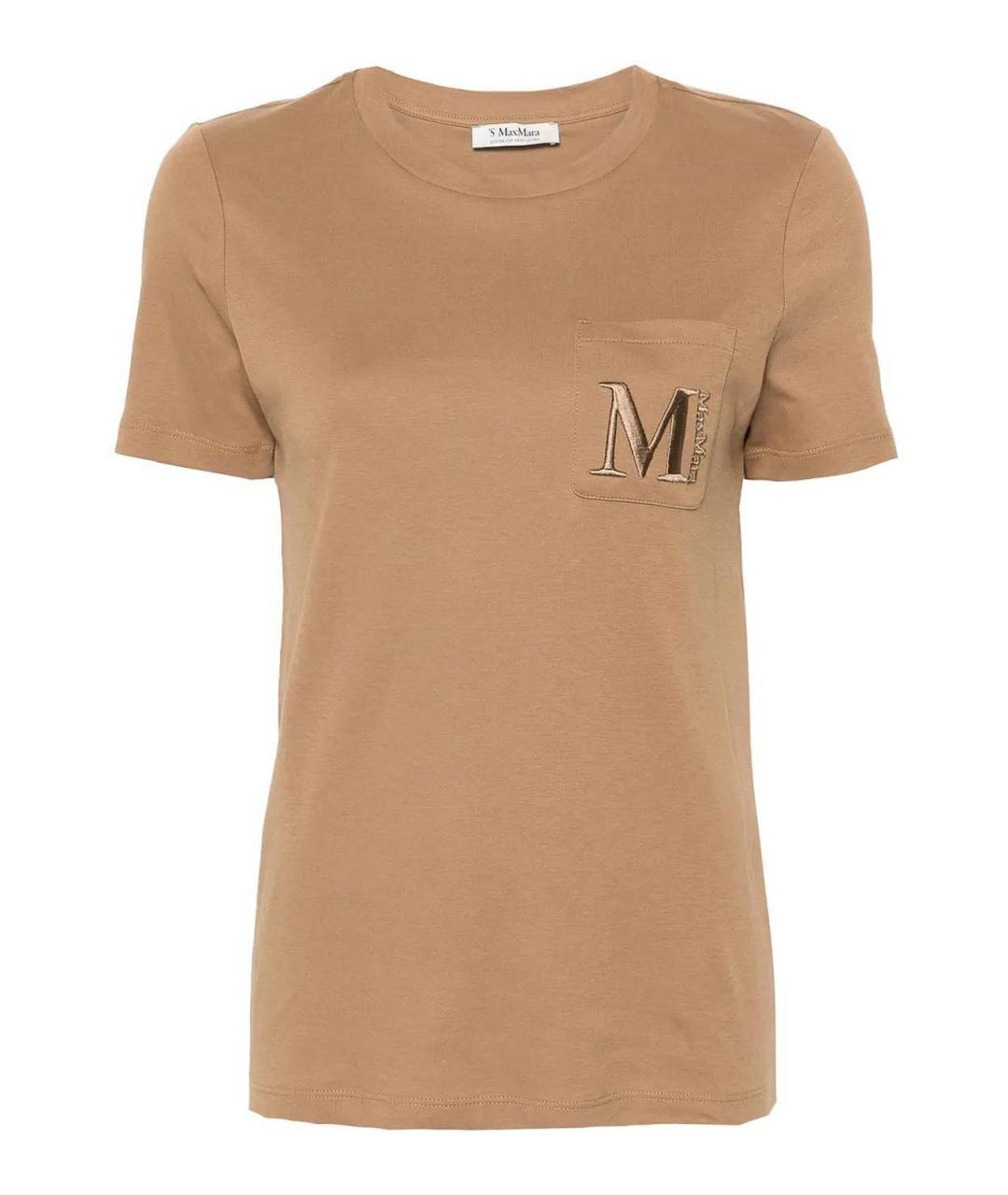 'S MAX MARA Бежевая футболка, фото 1