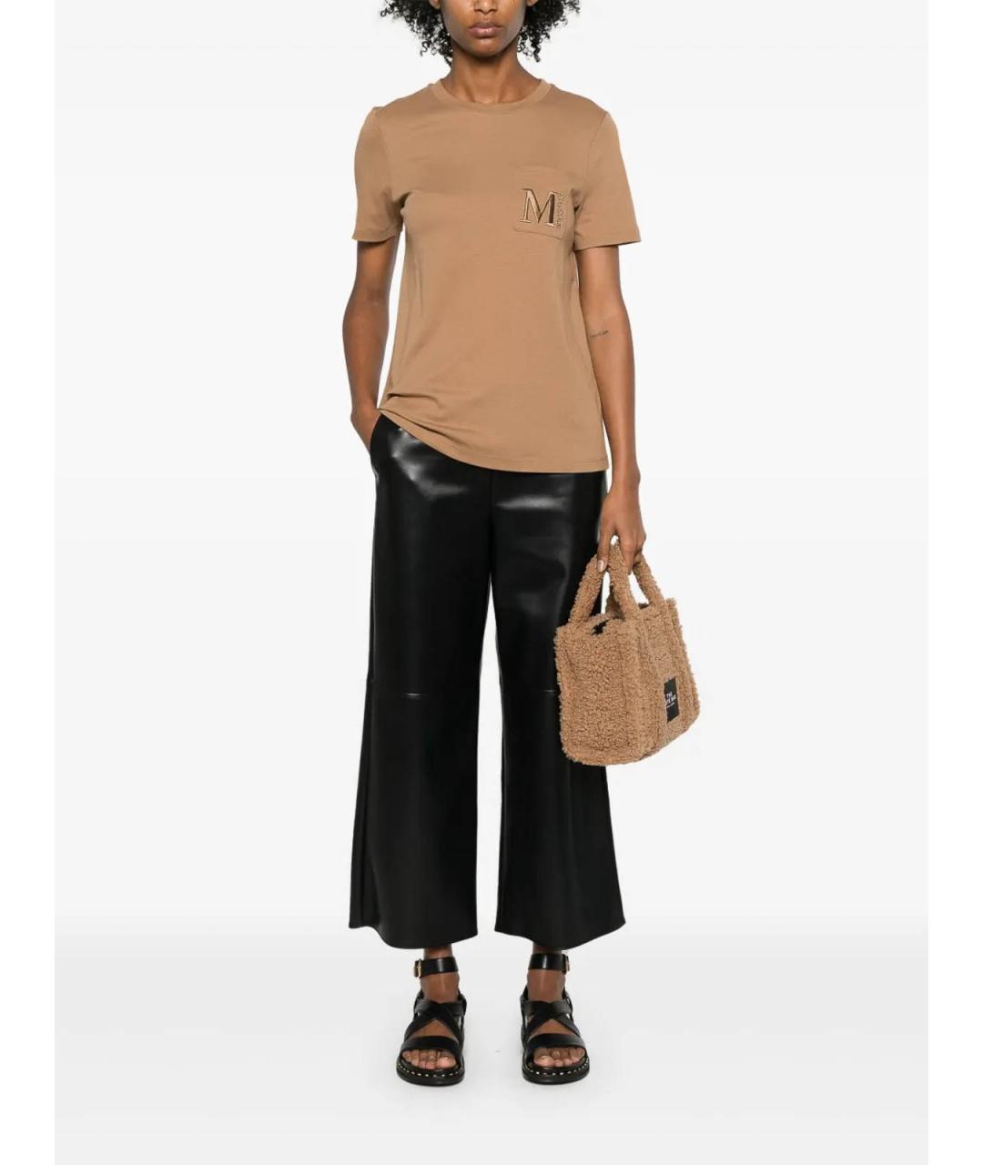 'S MAX MARA Бежевая футболка, фото 2