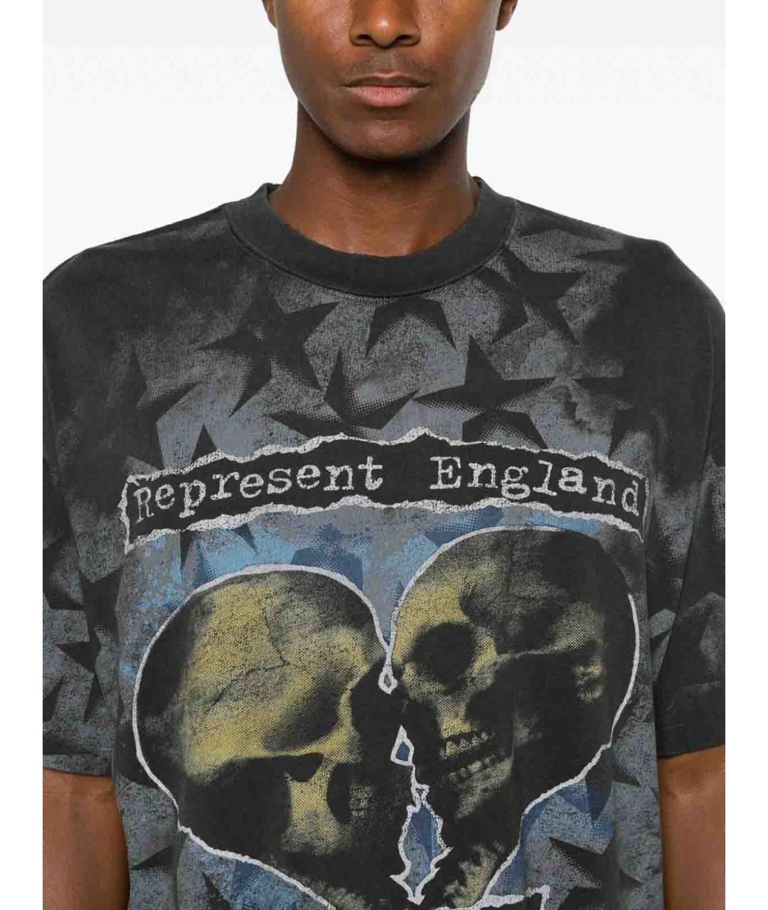 REPRESENT Черная футболка, фото 4