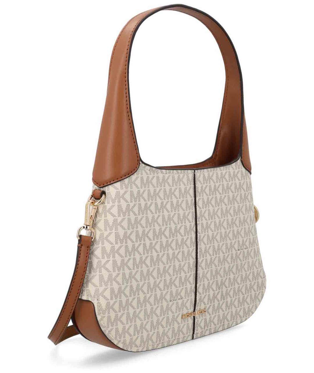 MICHAEL MICHAEL KORS Бежевая сумка через плечо, фото 3