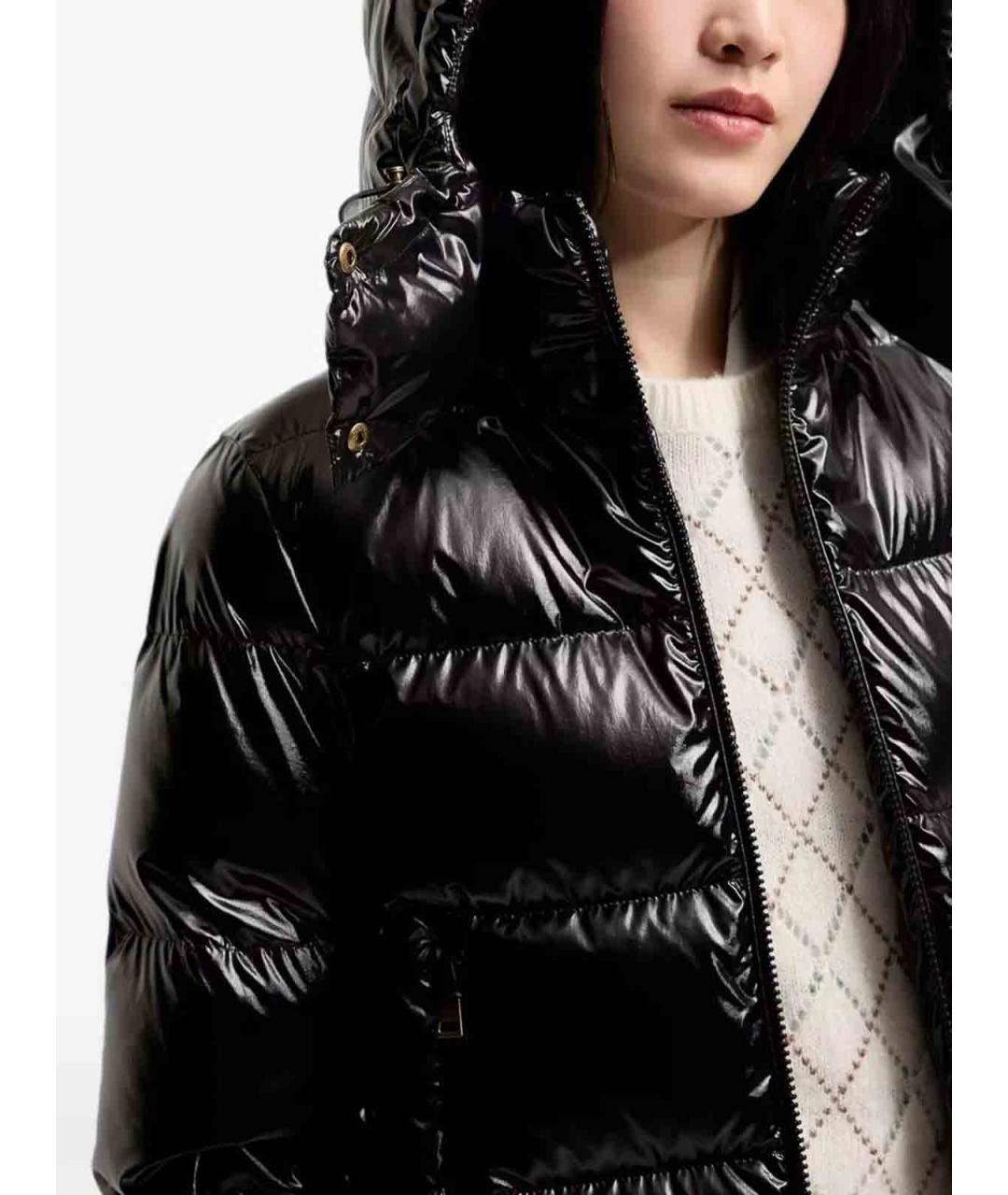 MONCLER Черная куртка, фото 4
