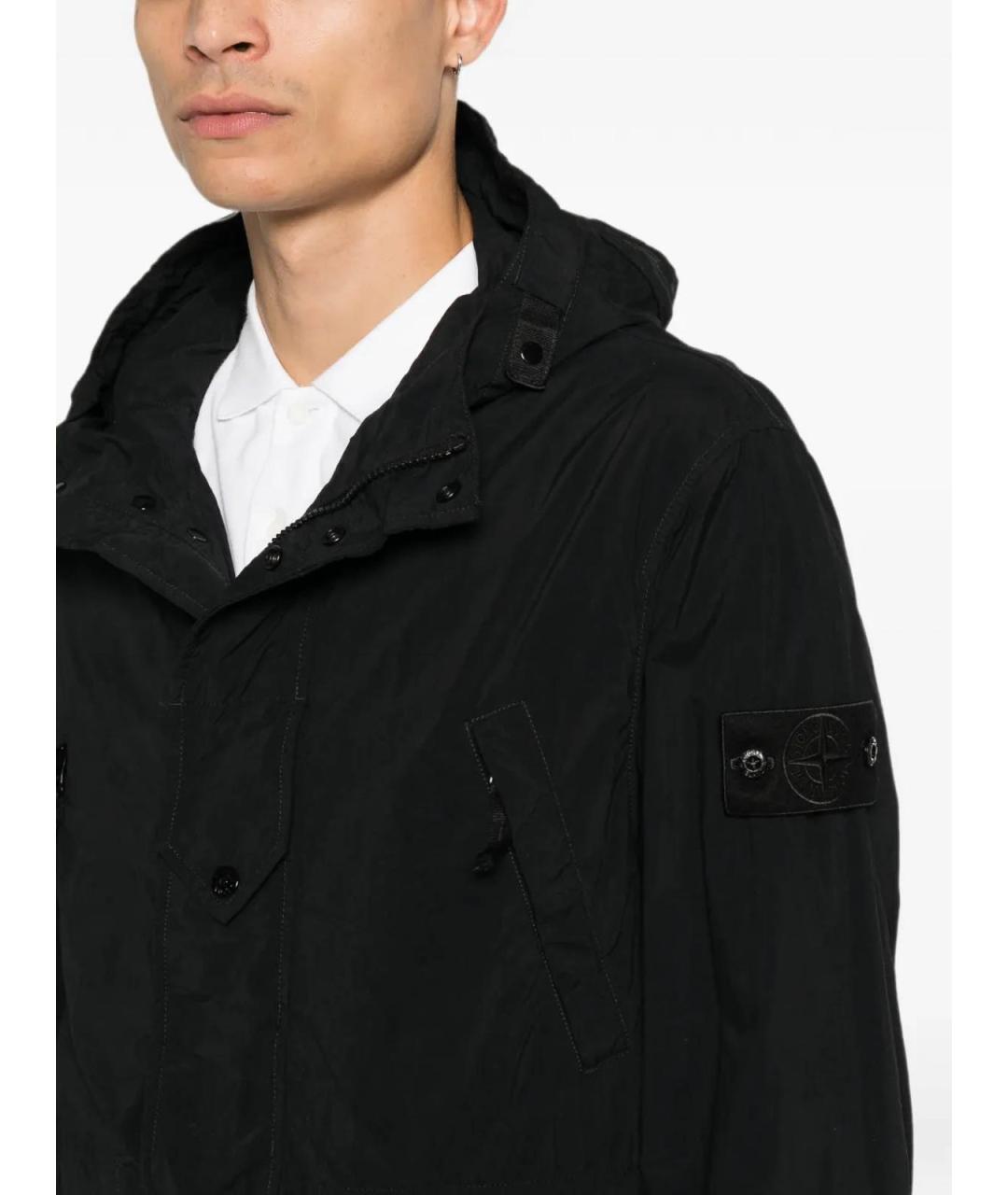 STONE ISLAND Черная куртка, фото 3