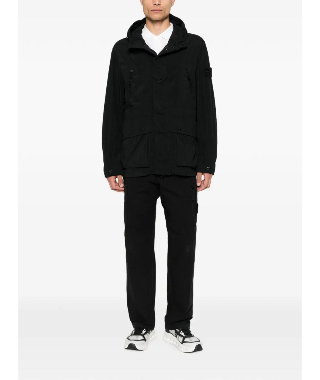 STONE ISLAND Черная куртка, фото 2