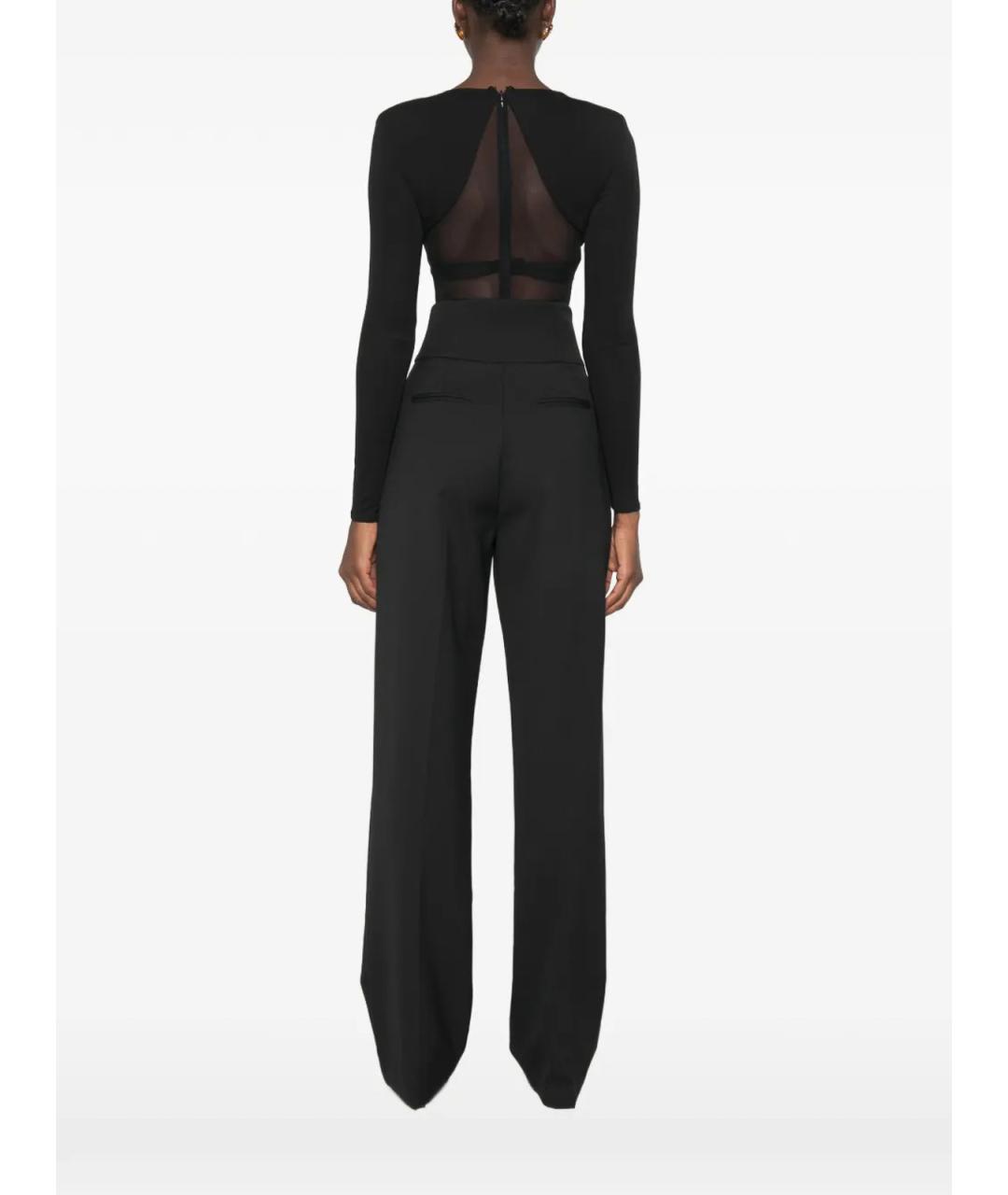 ELISABETTA FRANCHI Черное вискозное боди, фото 4
