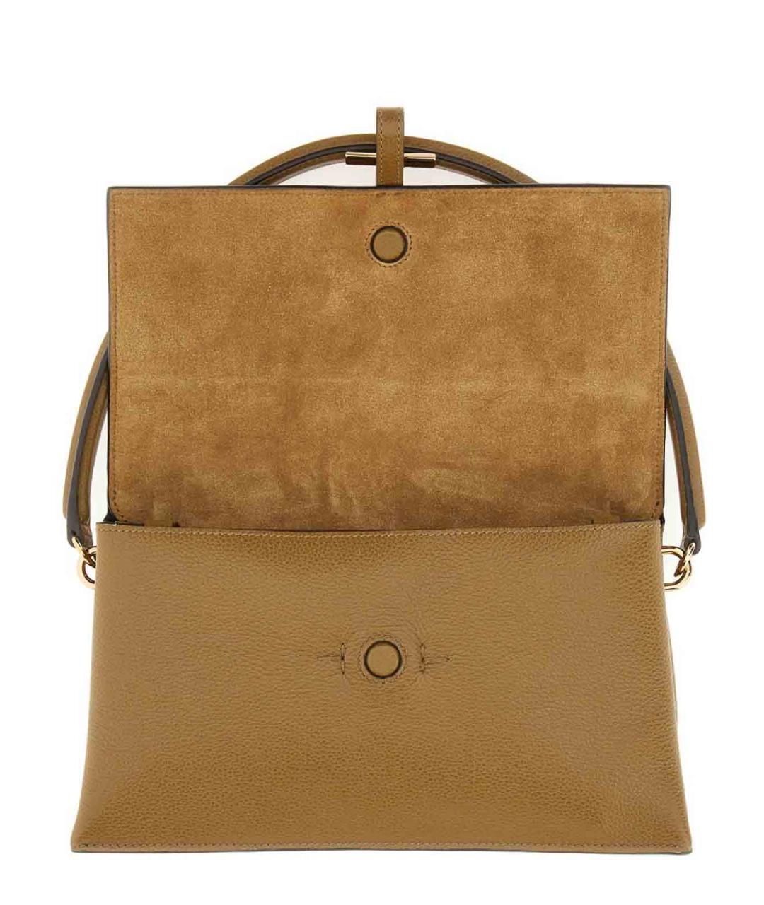 TOD'S Коричневая кожаная сумка через плечо, фото 4