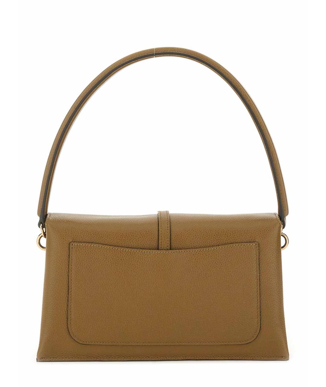 TOD'S Коричневая кожаная сумка через плечо, фото 3