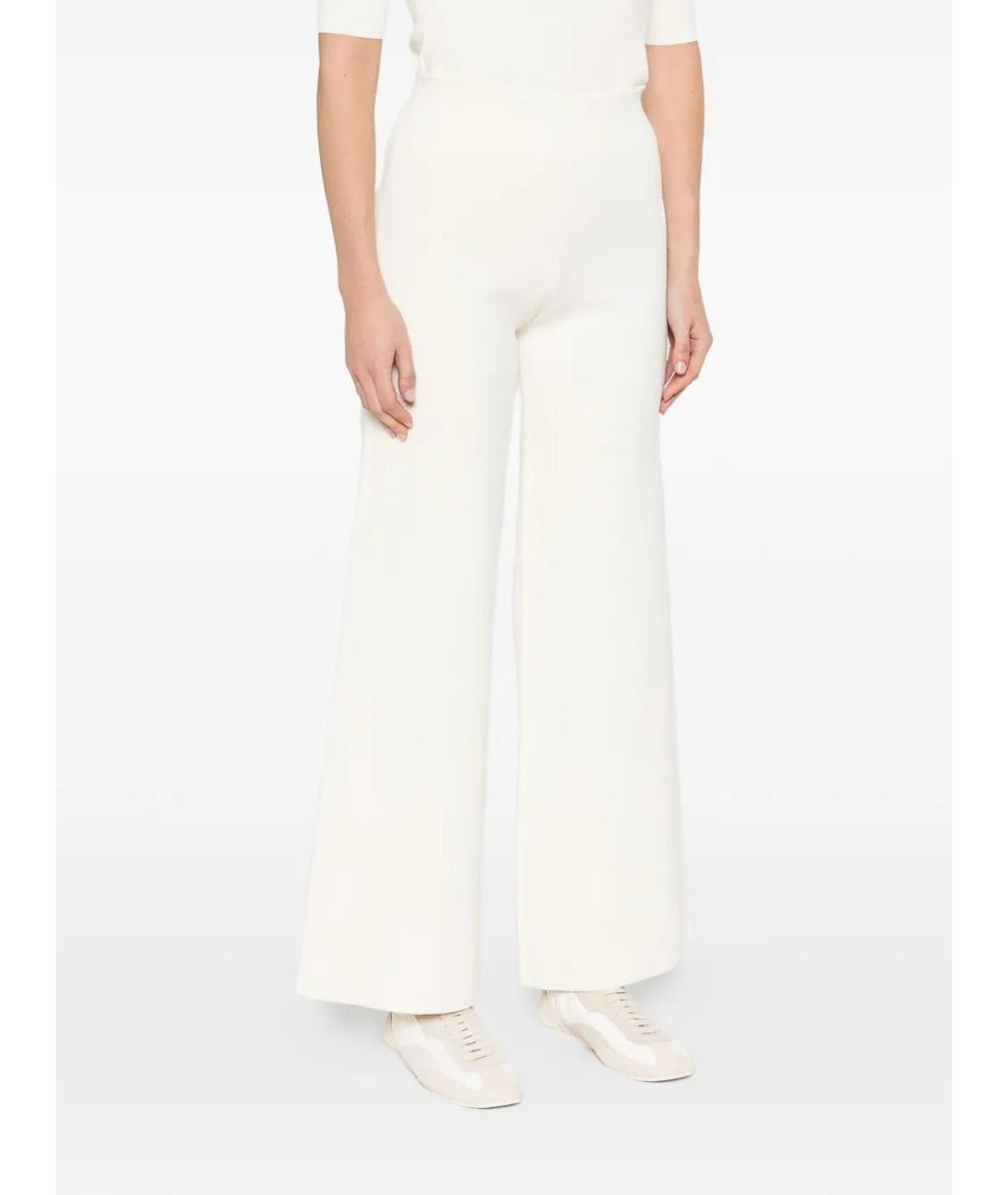 MAX MARA Бежевые брюки широкие, фото 3