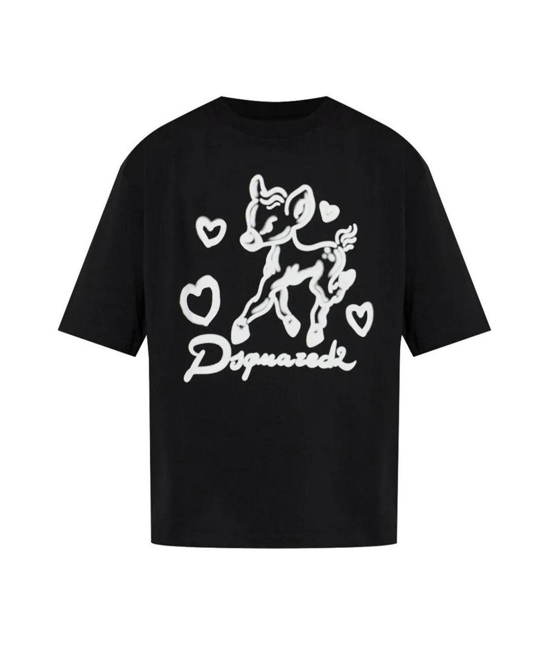 DSQUARED2 Черная футболка, фото 1