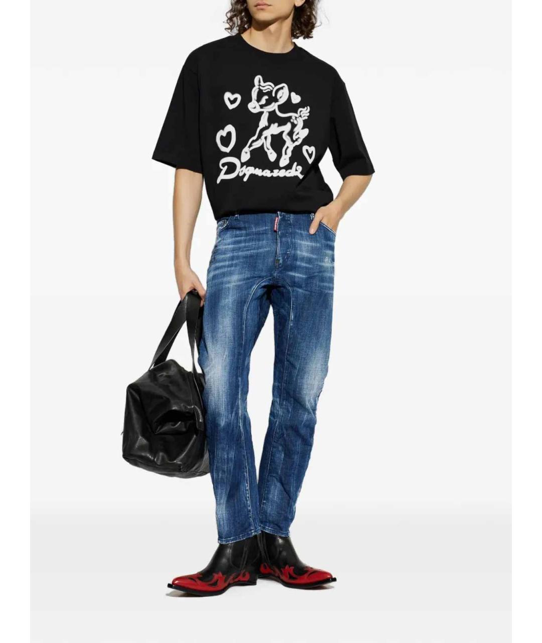 DSQUARED2 Черная футболка, фото 2