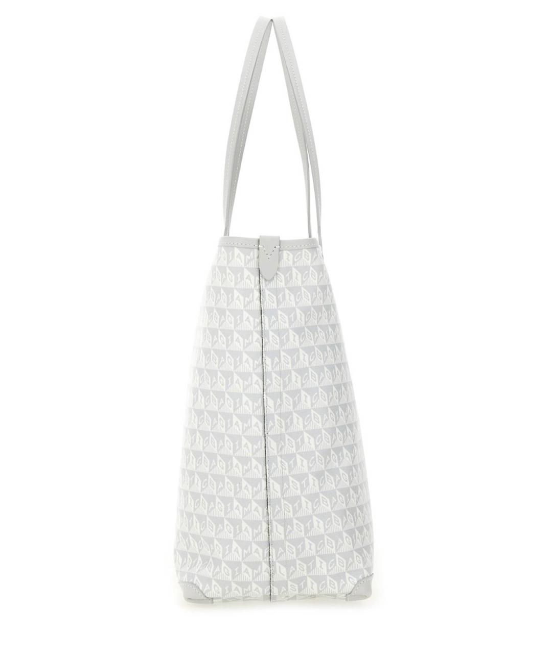 ANYA HINDMARCH Синяя кожаная сумка тоут, фото 3