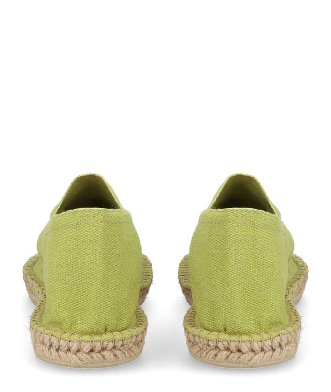 A.P.C. Зеленые текстильные эспадрильи, фото 4