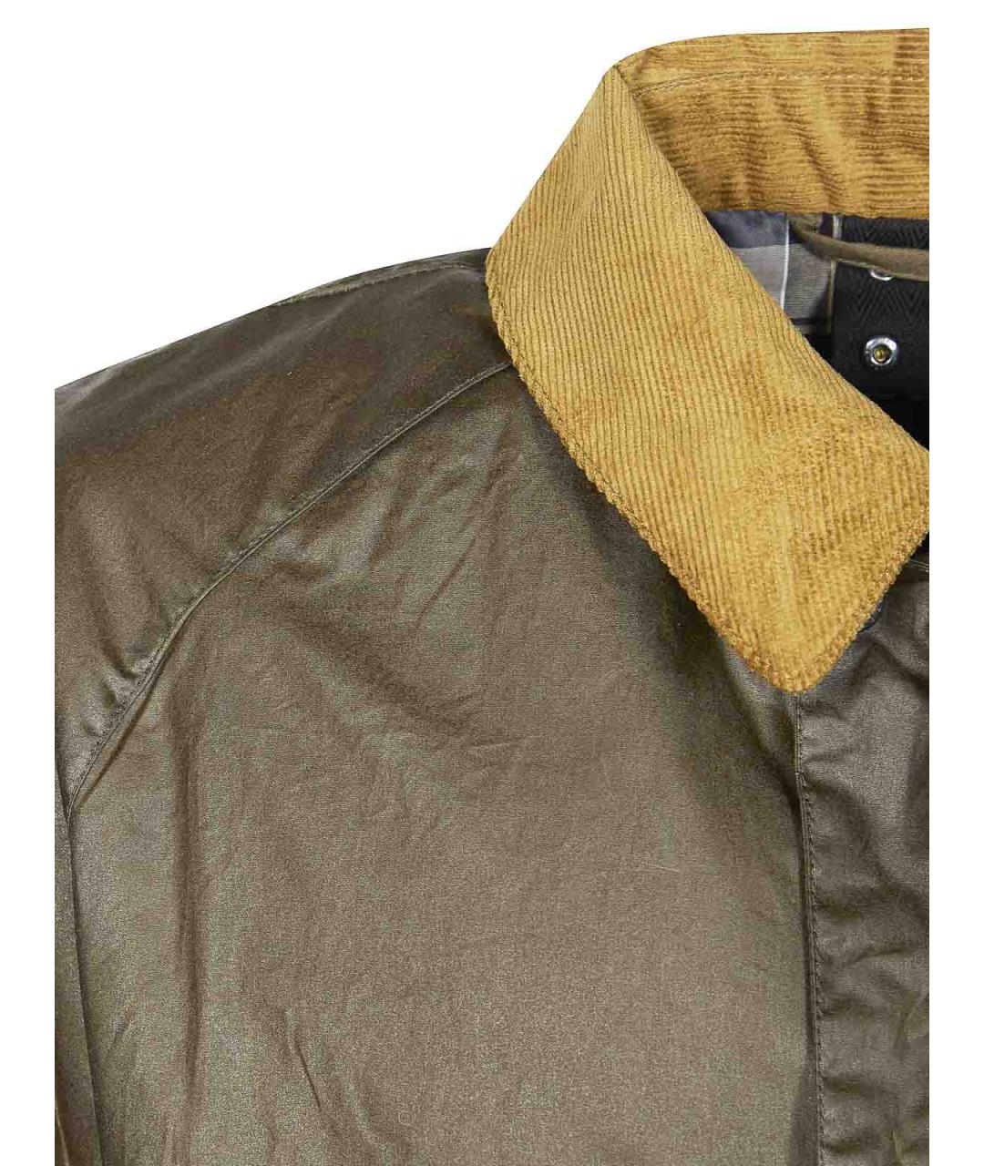 BARBOUR Зеленая хлопковая куртка, фото 3
