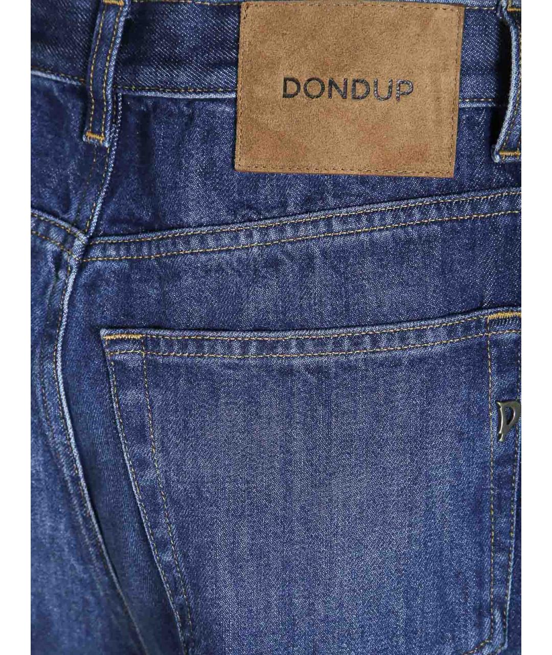 DONDUP Синие хлопко-эластановые джинсы слим, фото 3