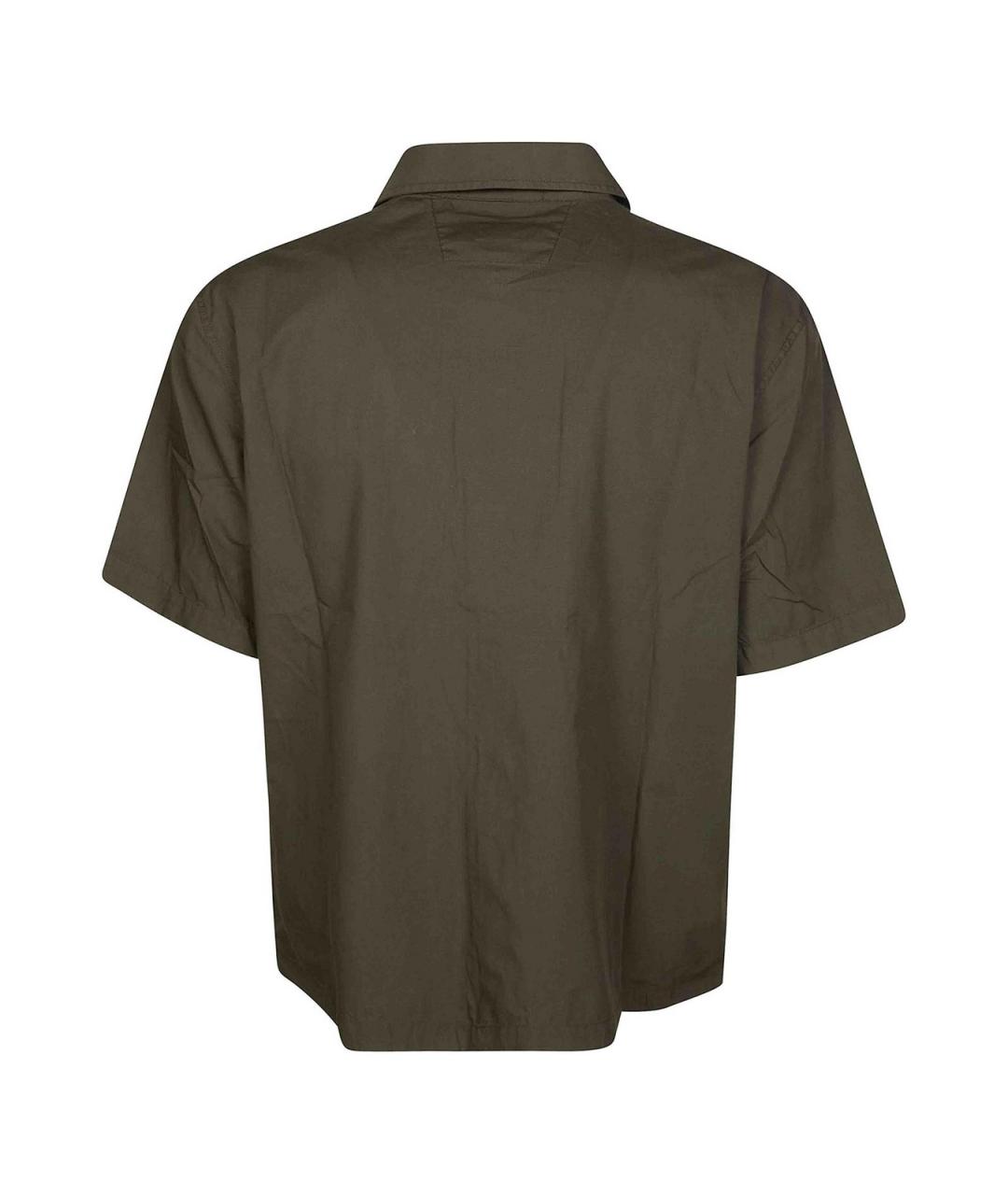 CP COMPANY Зеленая хлопковая кэжуал рубашка, фото 2