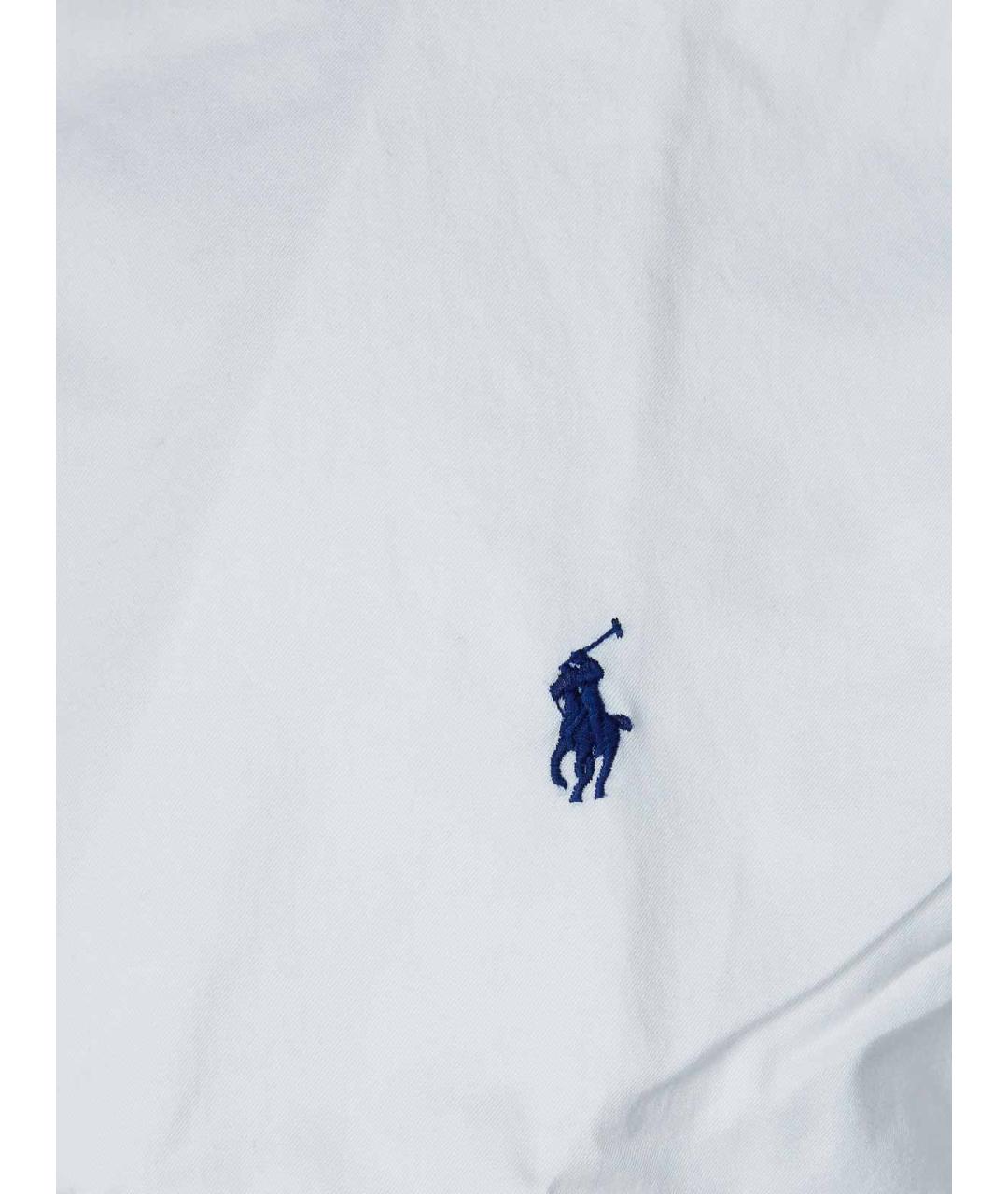 POLO RALPH LAUREN Белая хлопковая кэжуал рубашка, фото 3