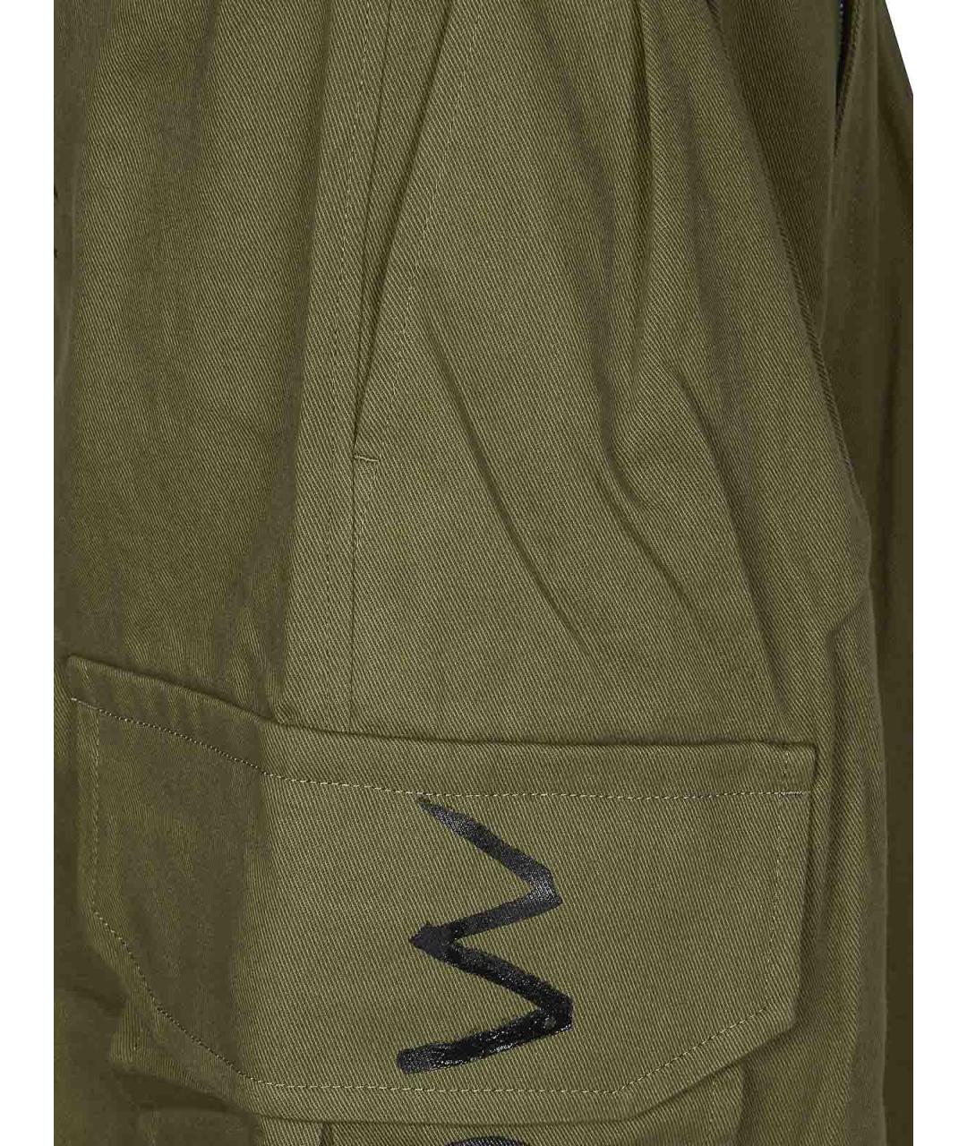 COMME DES GARÇONS Хаки хлопковые шорты, фото 3