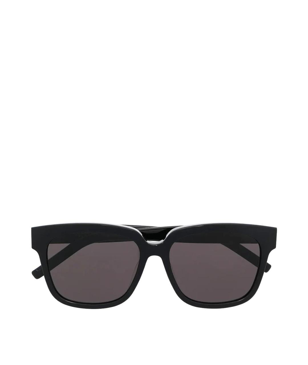 SAINT LAURENT Черные пластиковые солнцезащитные очки, фото 1