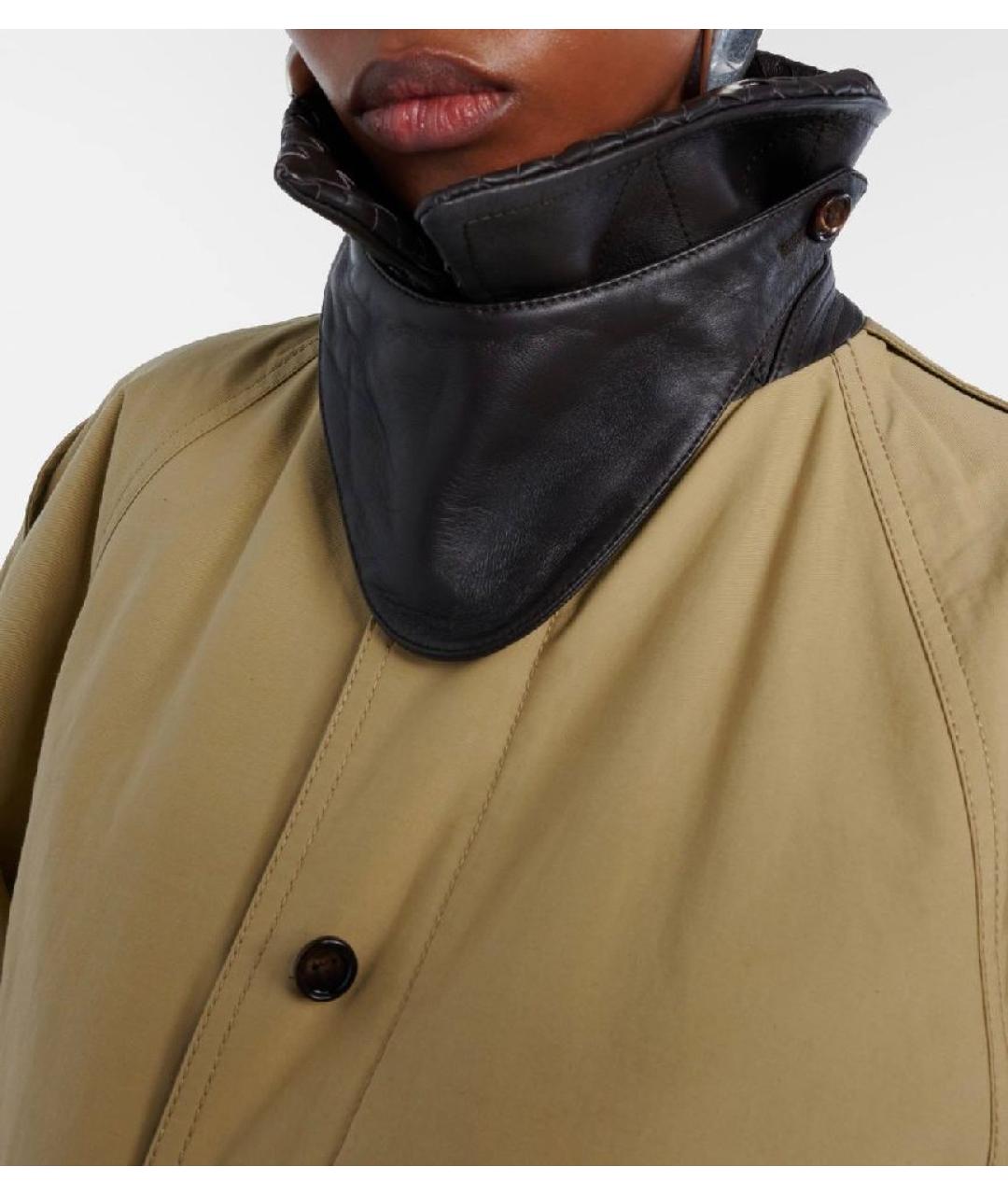 BOTTEGA VENETA Бежевая хлопковая куртка, фото 4