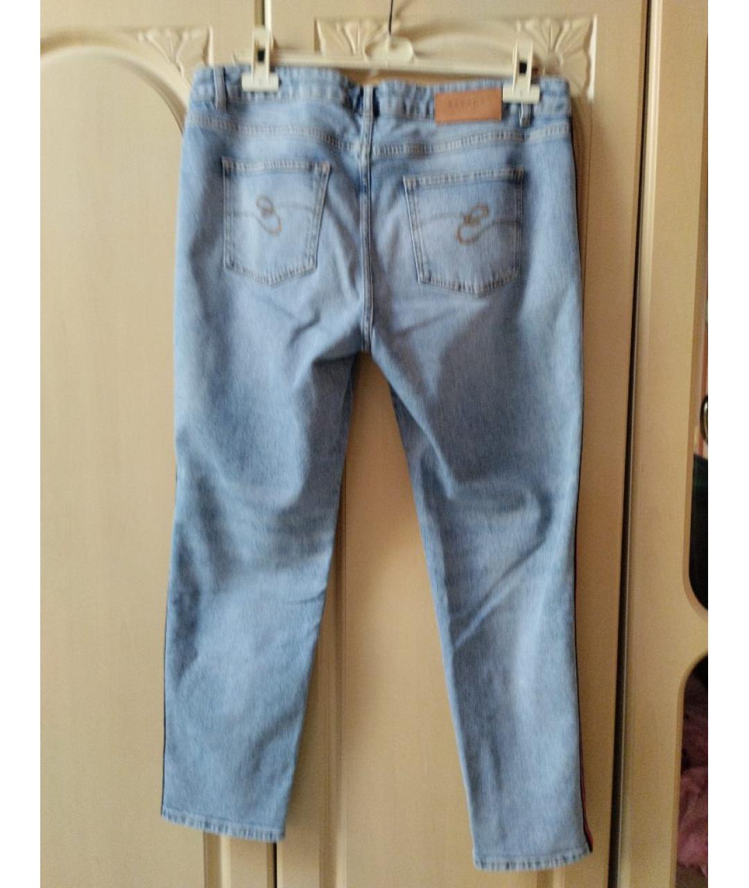 ESCADA Голубые хлопковые прямые джинсы, фото 2