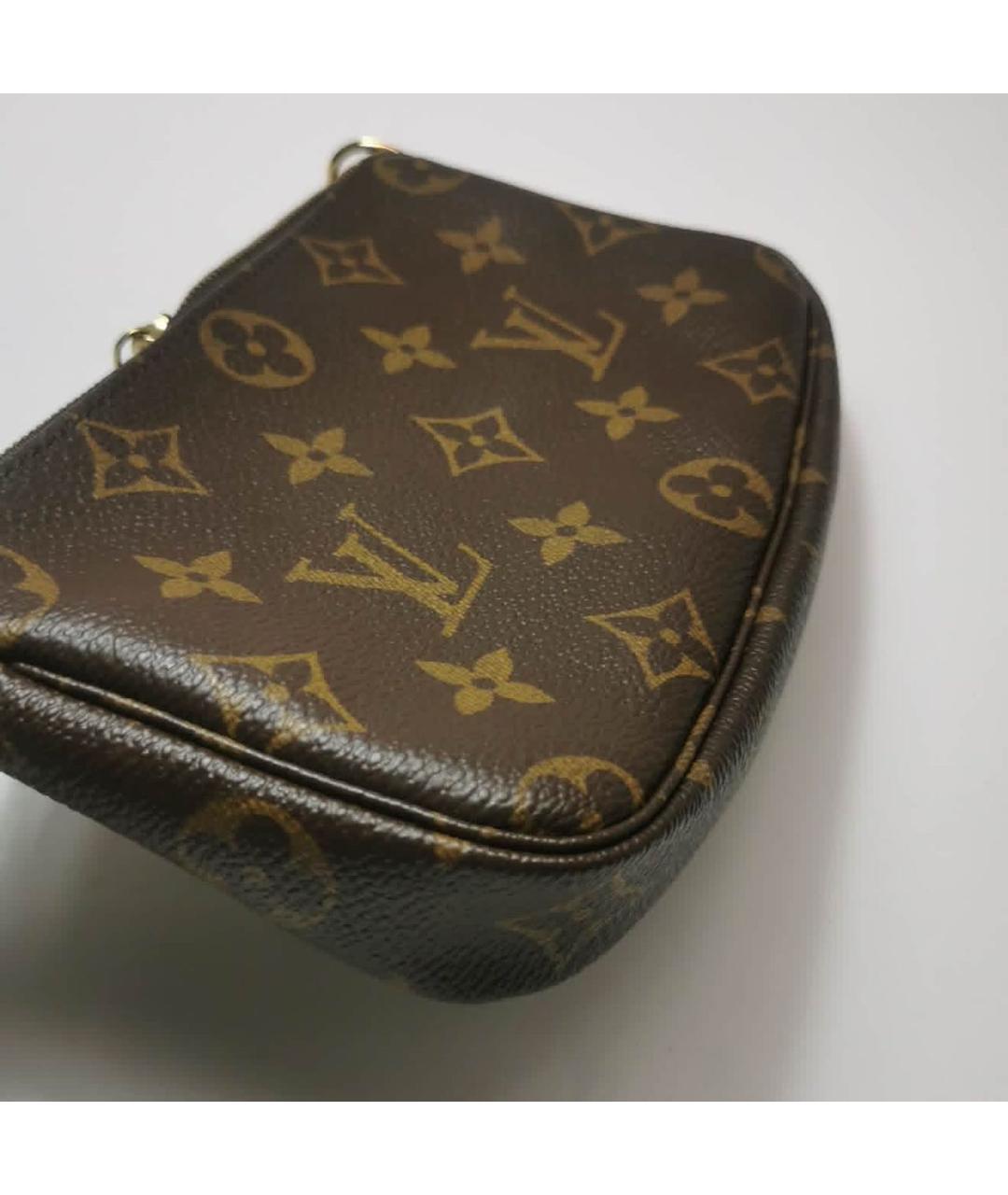 LOUIS VUITTON Кожаная сумка с короткими ручками, фото 5