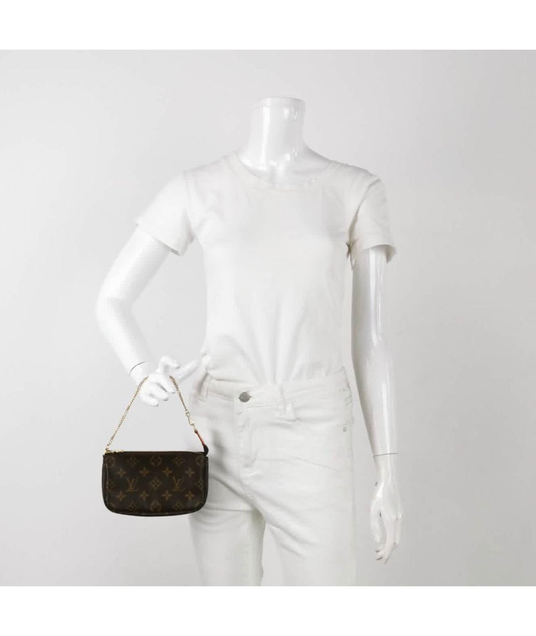 LOUIS VUITTON Кожаная сумка с короткими ручками, фото 2