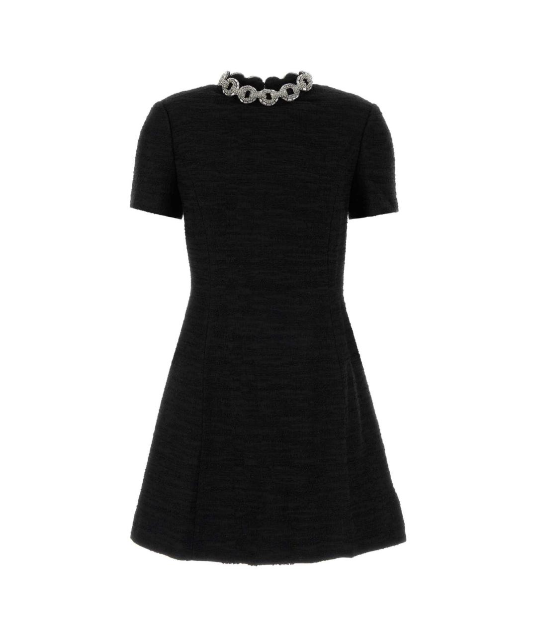 VALENTINO Черное хлопковое повседневное платье, фото 1