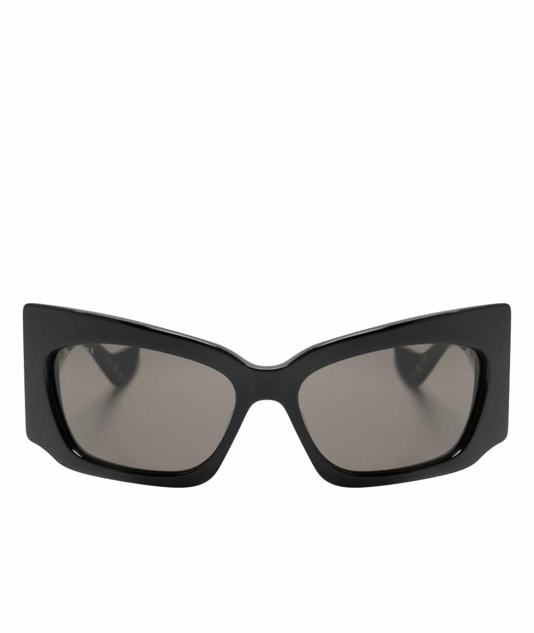 GUCCI Черные пластиковые солнцезащитные очки, фото 1