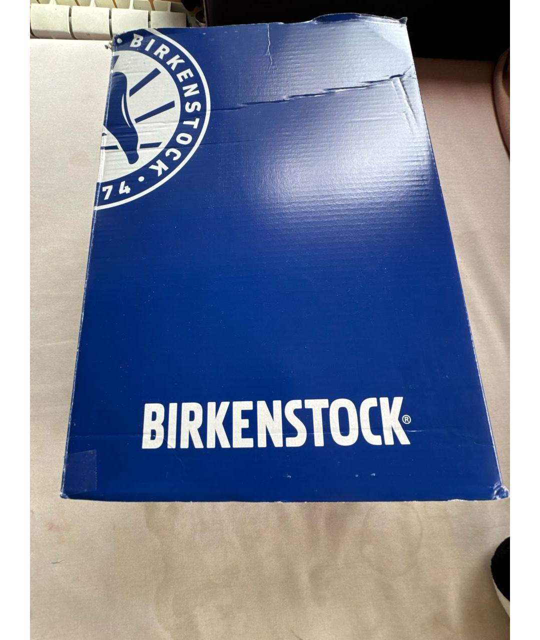 BIRKENSTOCK Коричневые замшевые сабо, фото 5