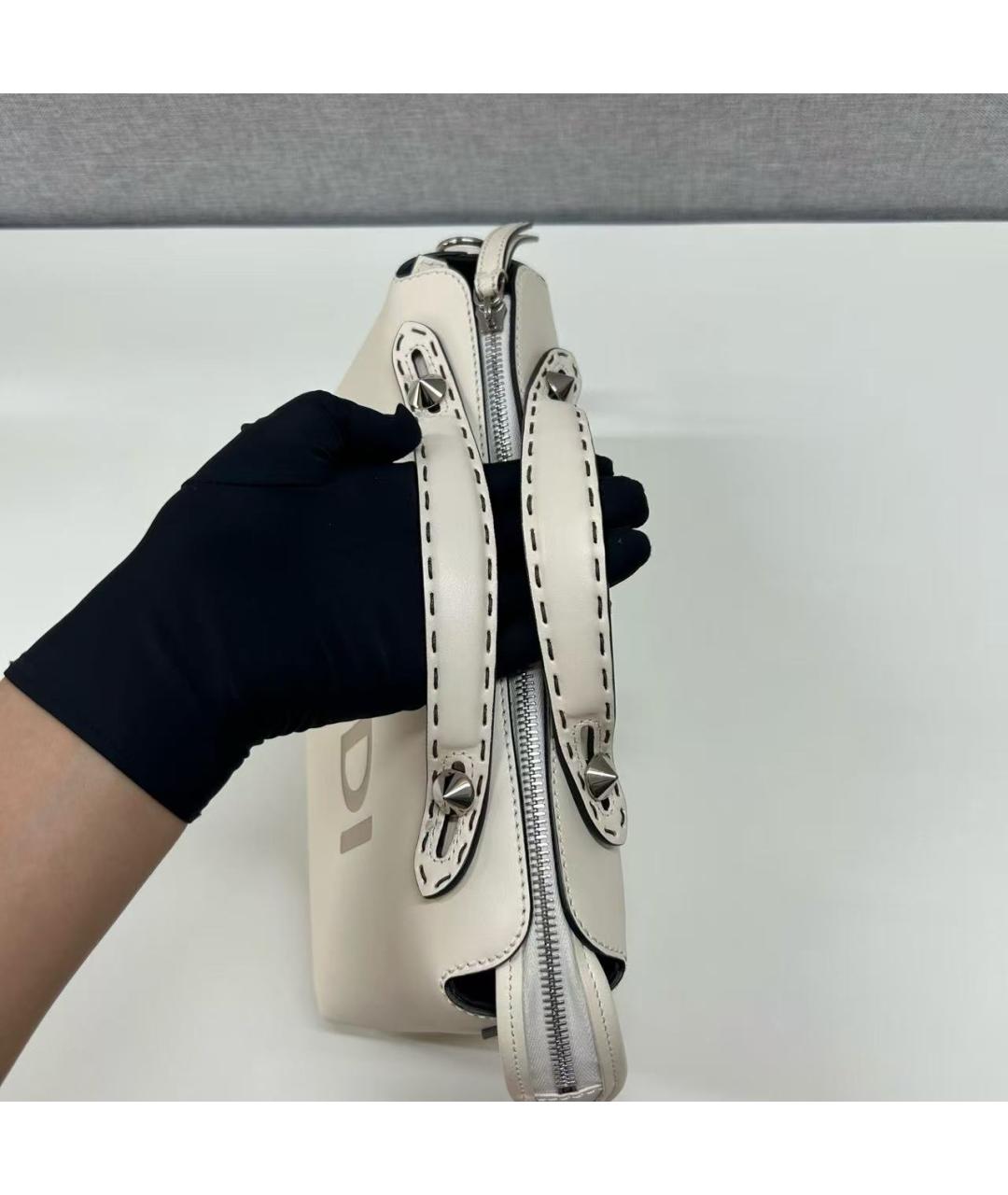 FENDI Белая сумка через плечо, фото 7