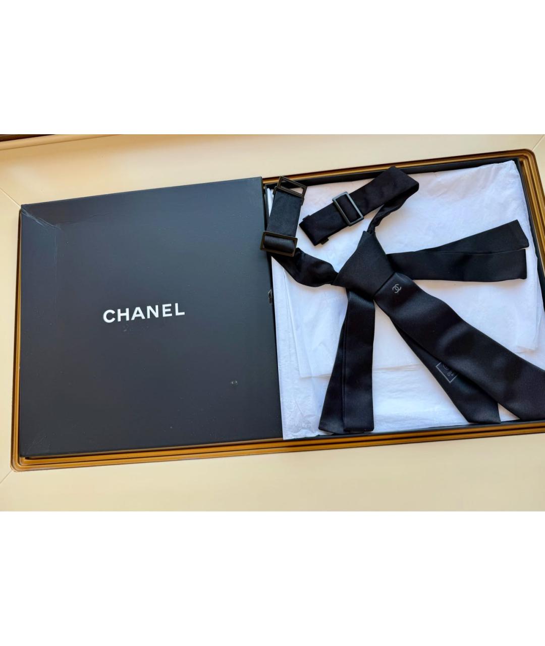 CHANEL Черный чокер, фото 3