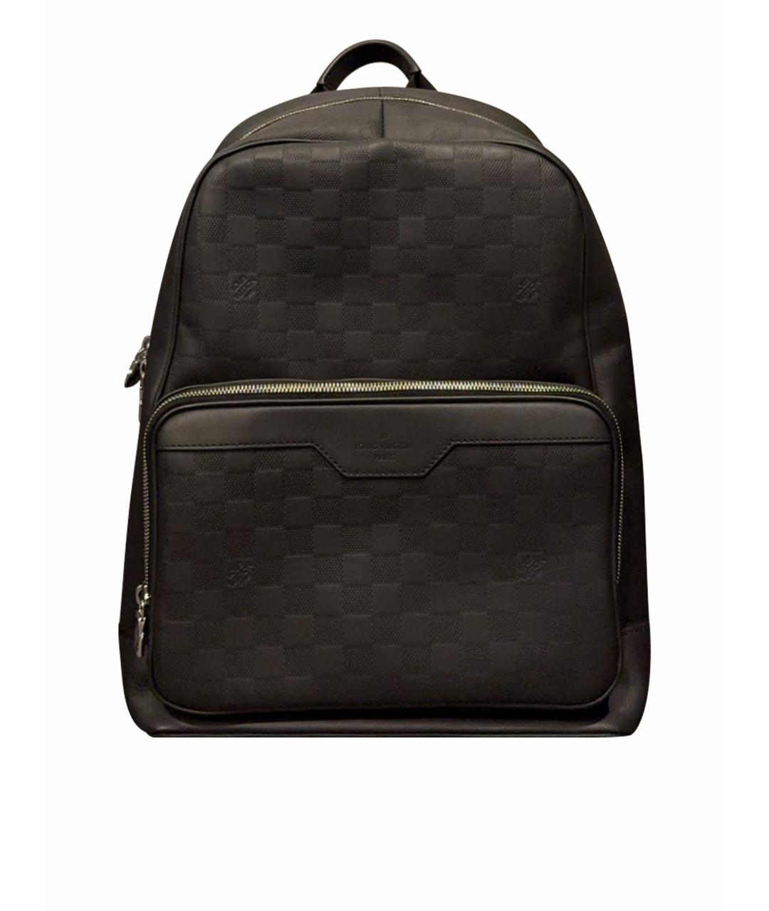 LOUIS VUITTON Черный кожаный рюкзак, фото 1