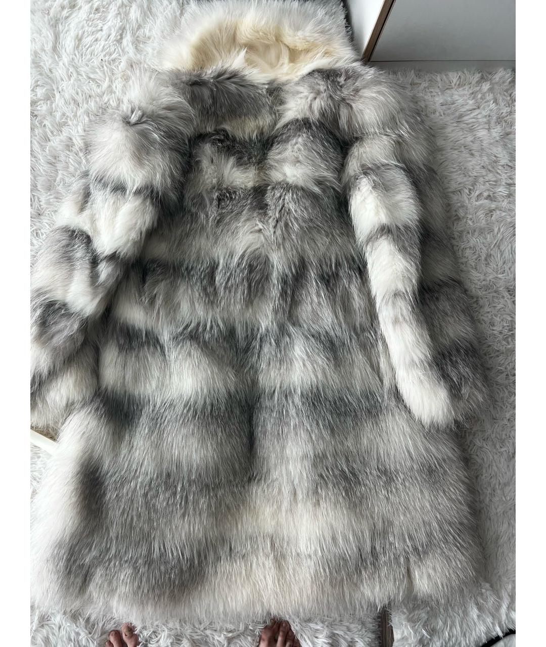 Sonya Rykiel Белая меховая шуба, фото 2