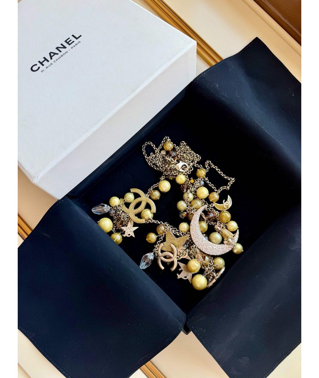 CHANEL Золотое колье, фото 3