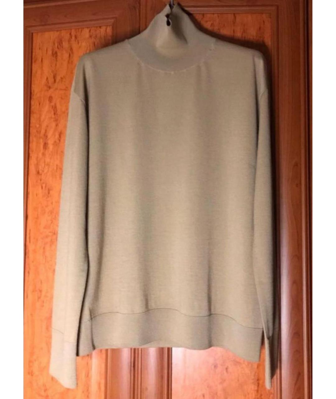 'S MAX MARA Бежевая шерстяная водолазка, фото 4