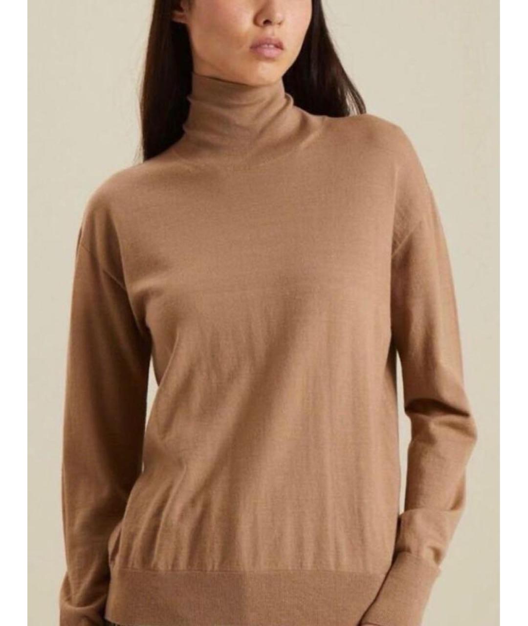 'S MAX MARA Бежевая шерстяная водолазка, фото 2
