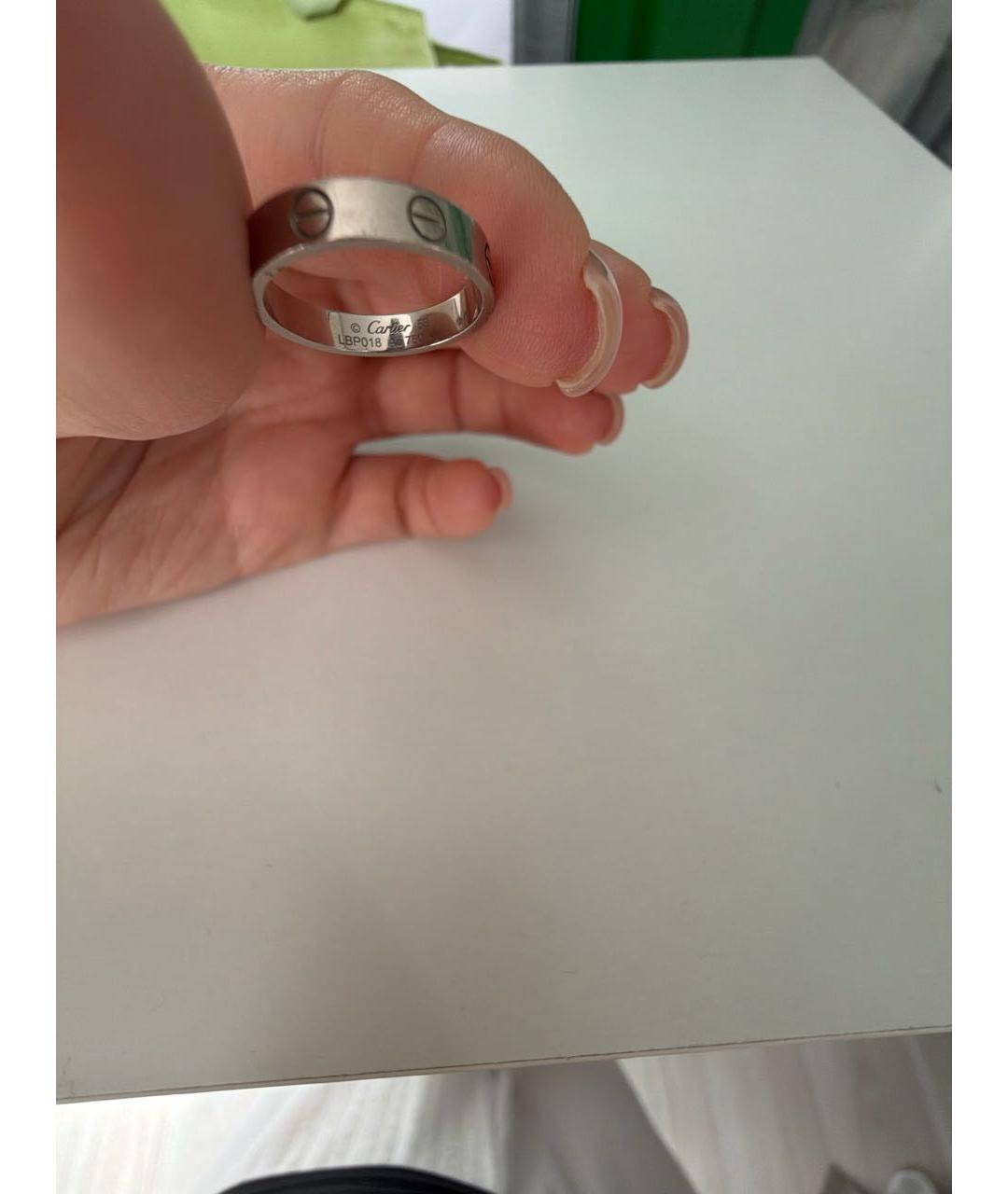 CARTIER Серебряное кольцо из белого золота, фото 4