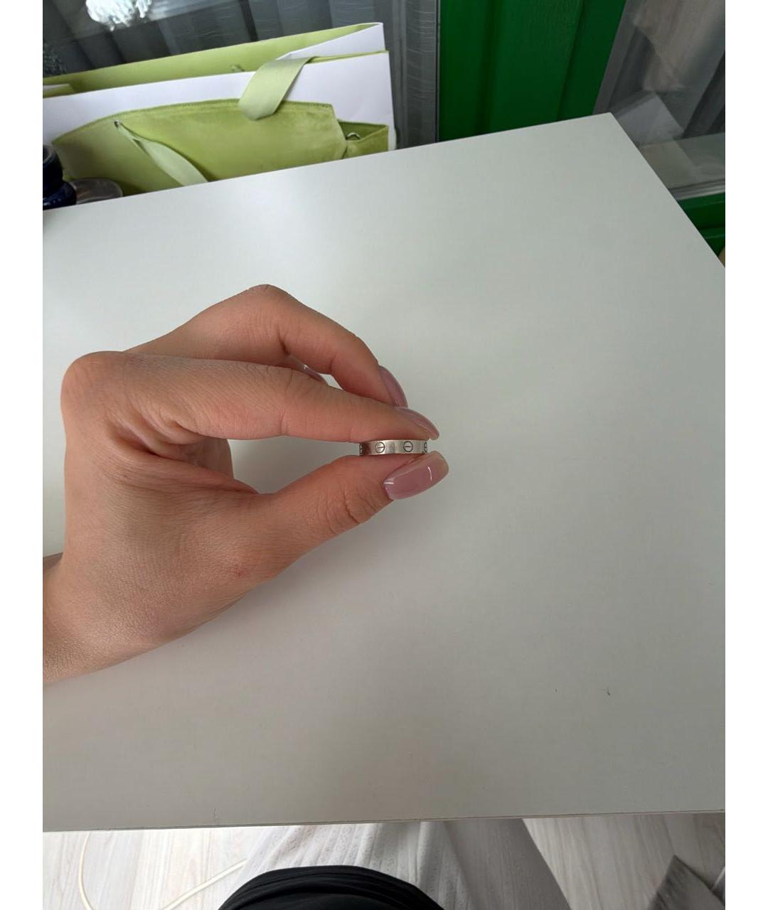 CARTIER Серебряное кольцо из белого золота, фото 2