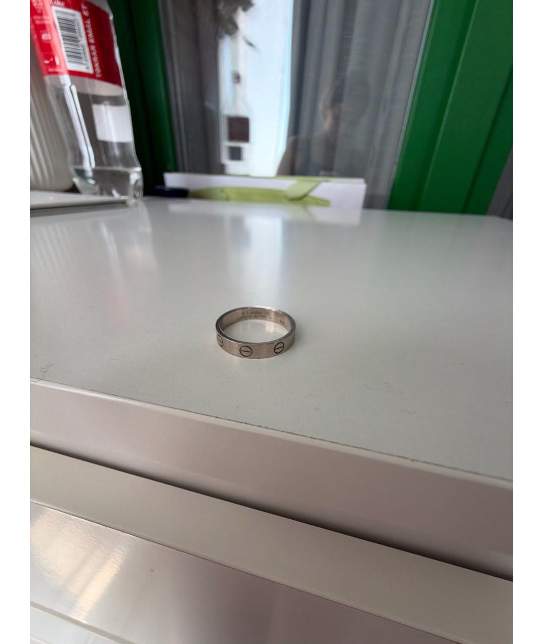 CARTIER Серебряное кольцо из белого золота, фото 3