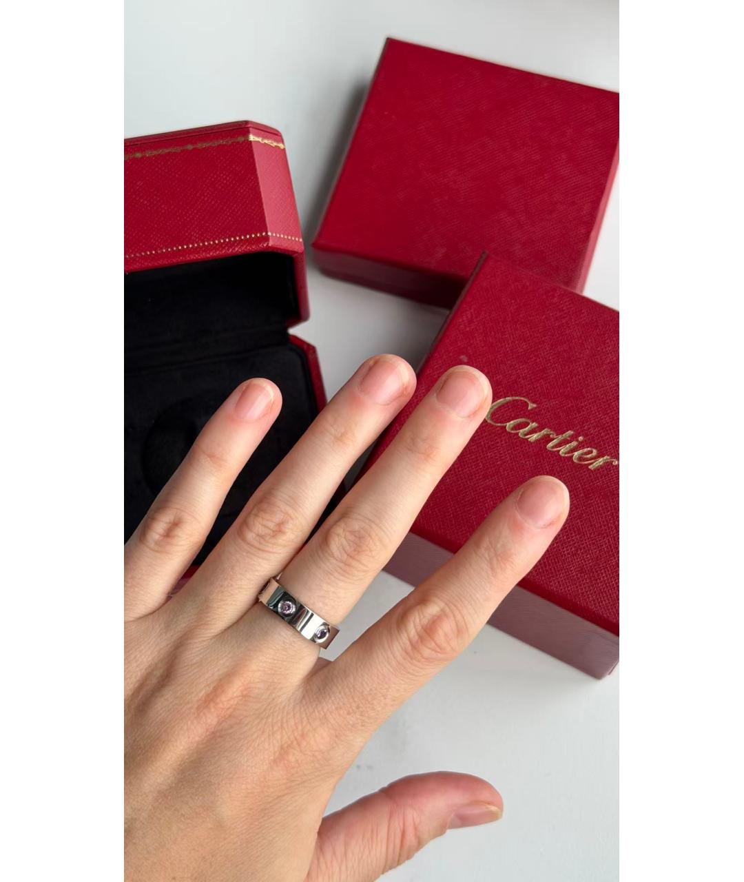 CARTIER Серебряное кольцо из белого золота, фото 8