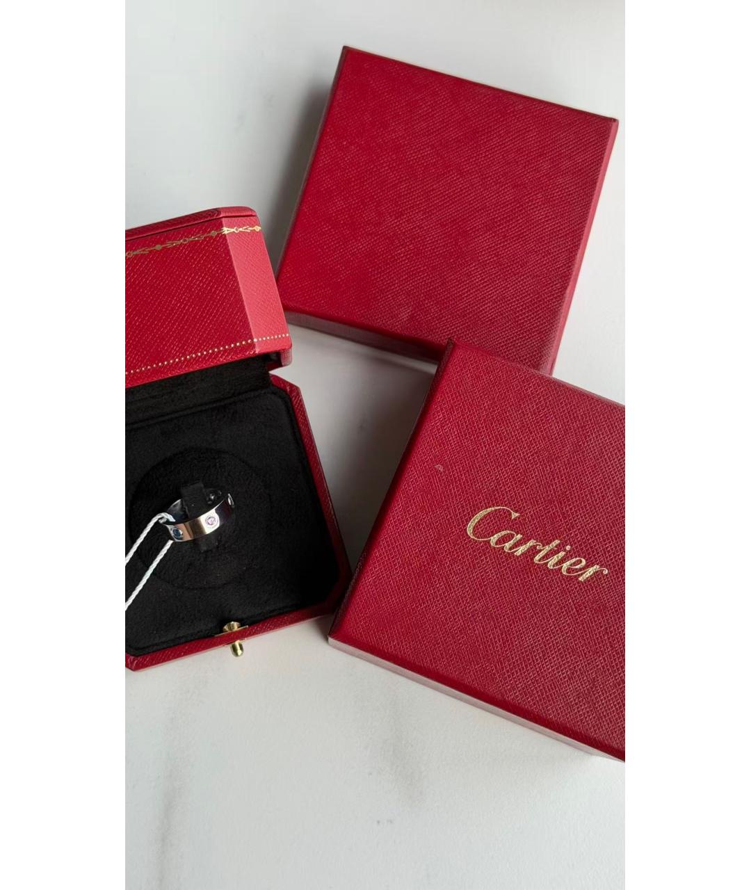 CARTIER Серебряное кольцо из белого золота, фото 6