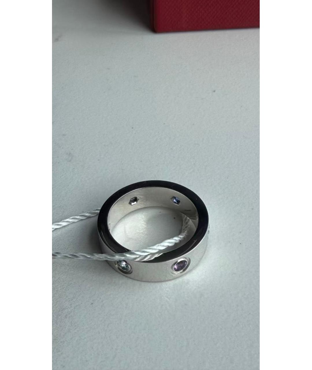 CARTIER Серебряное кольцо из белого золота, фото 2