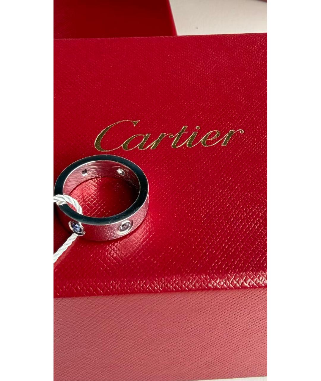 CARTIER Серебряное кольцо из белого золота, фото 4