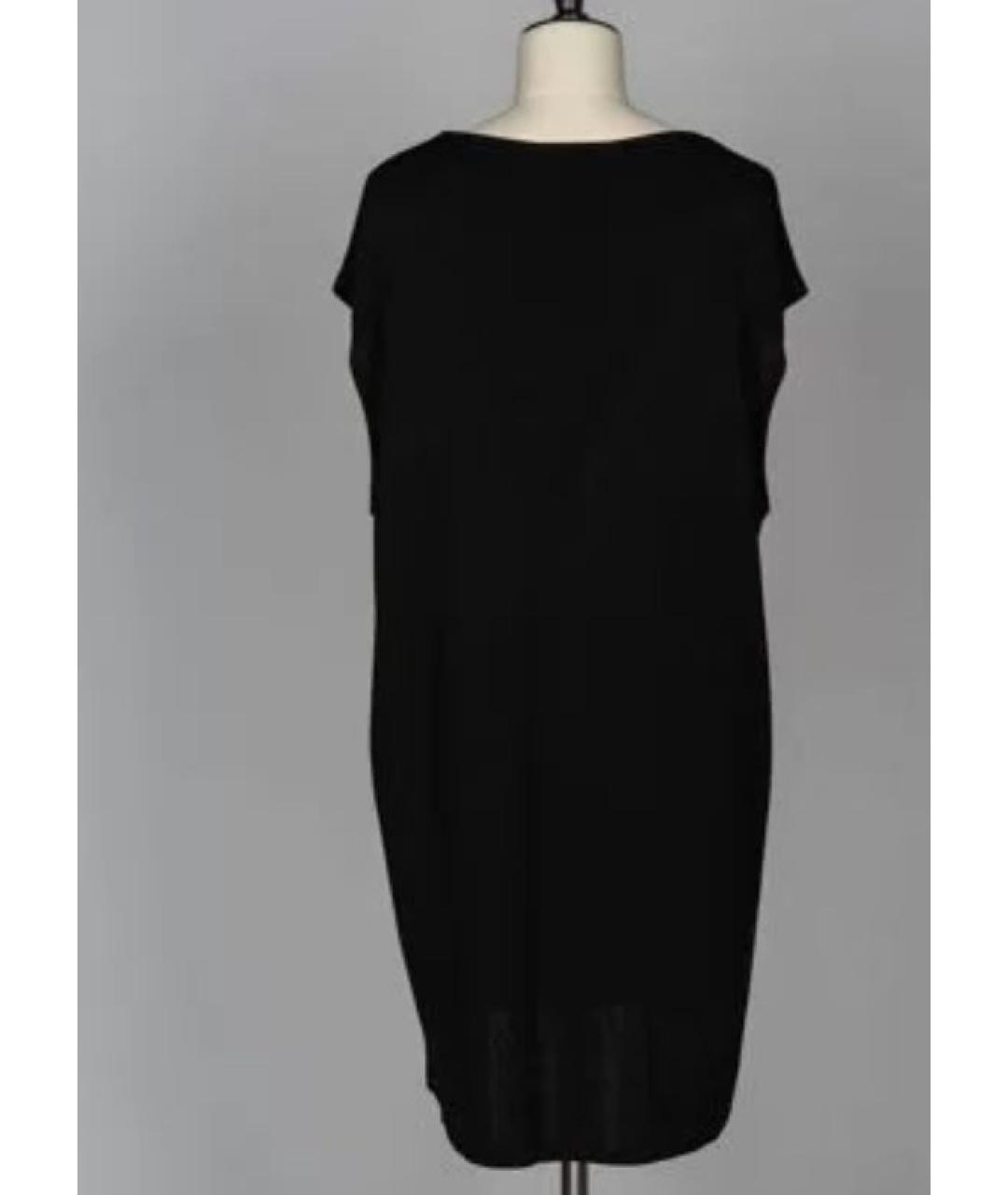 ANN DEMEULEMEESTER Черная вискозная майка, фото 2